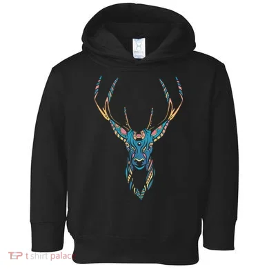 Trippy Deer Toddler Hoodie