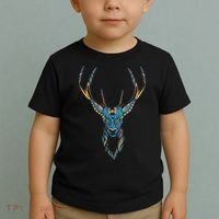 Trippy Deer Toddler T-Shirt thumb 2