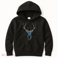 Trippy Deer Kids Hoodie thumb 0