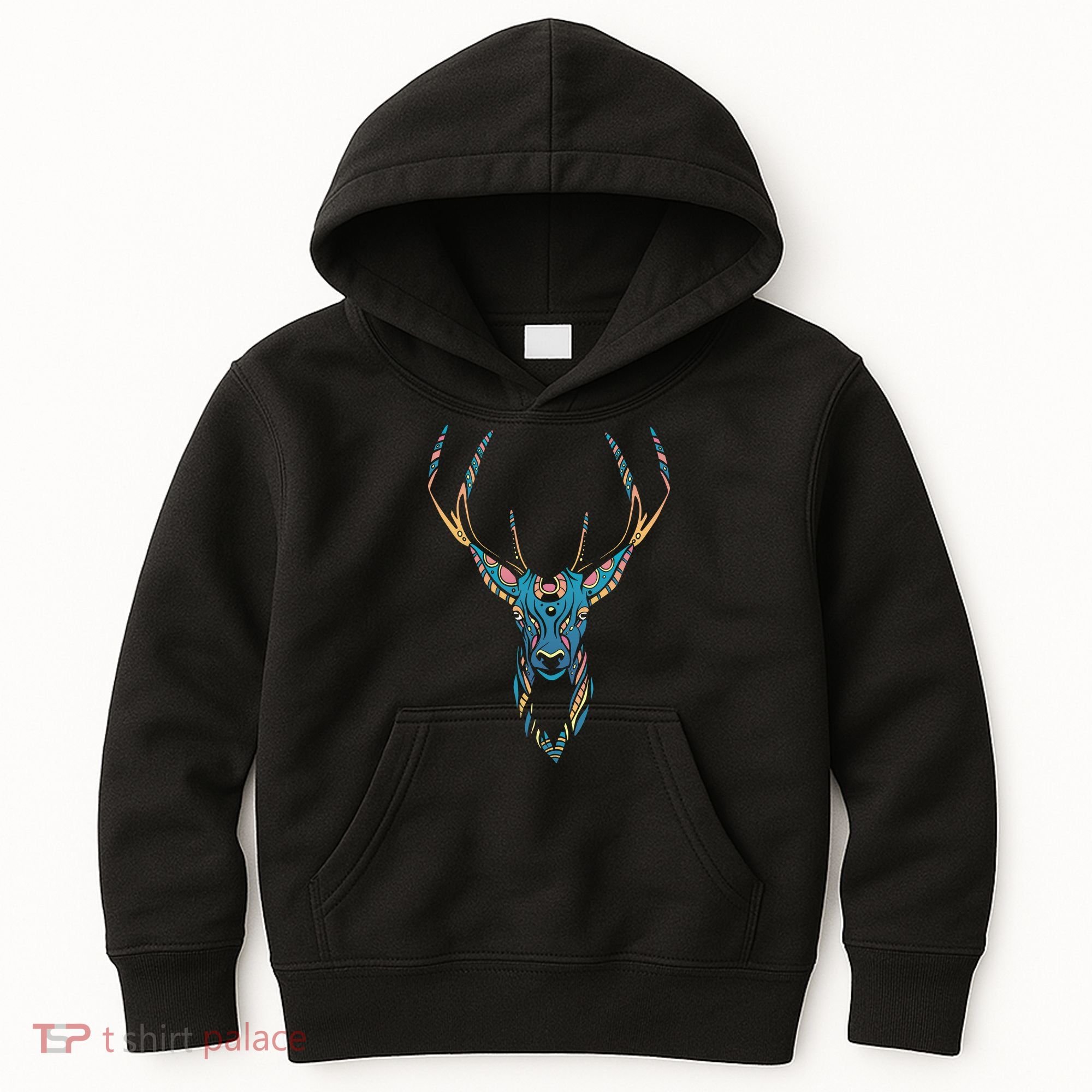 Trippy Deer Kids Hoodie