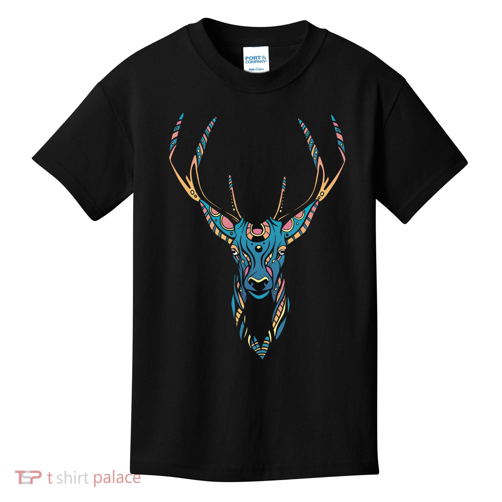 Trippy Deer Kids T-Shirt