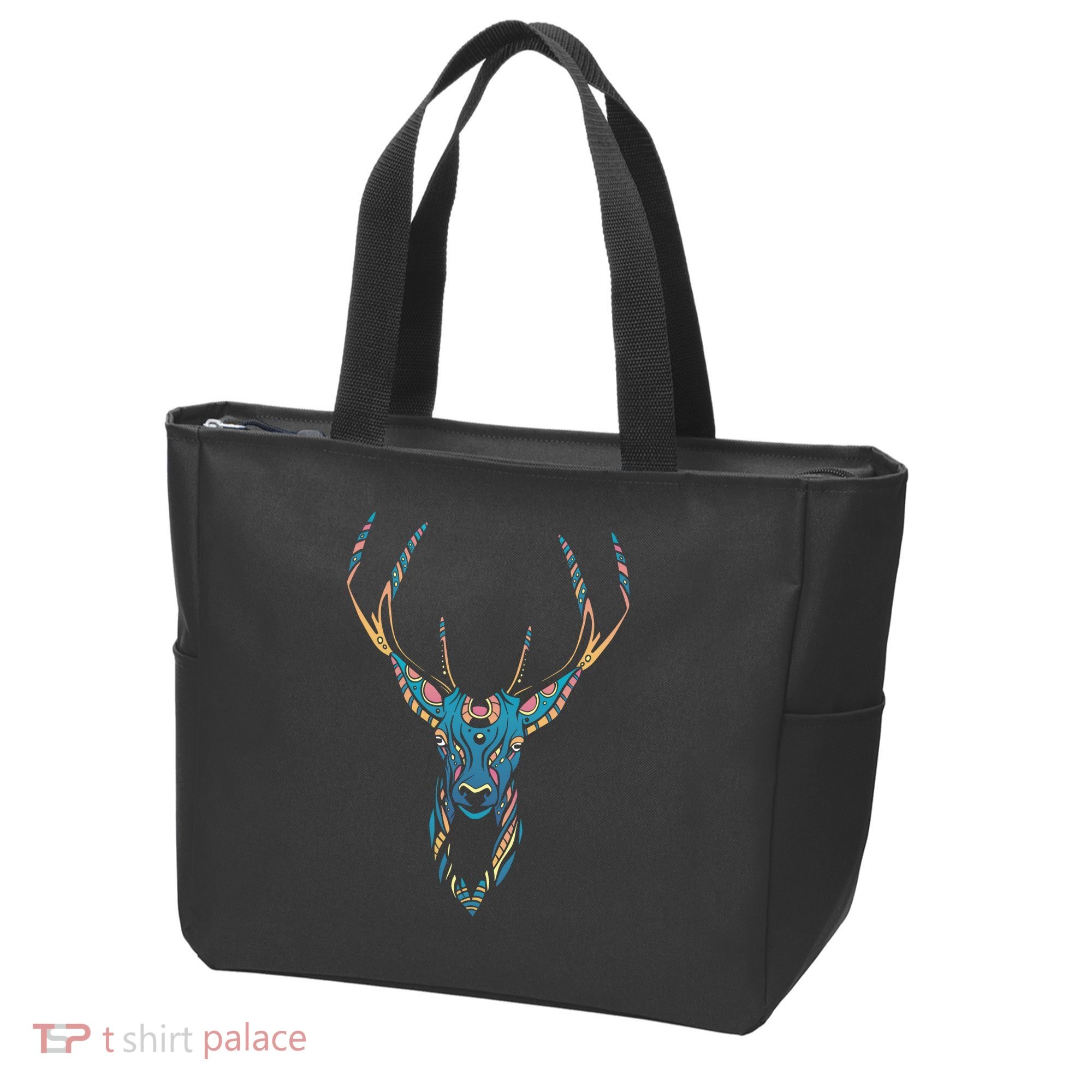 Trippy Deer Tote Bag