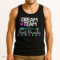 The Dream Team First Grade Teacher Team Tank Top thumb 3
