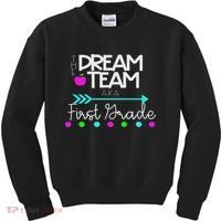 The Dream Team First Grade Teacher Team Kids Sweatshirt thumb 0