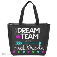 The Dream Team First Grade Teacher Team Tote Bag thumb 0