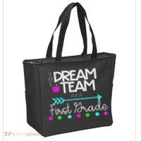 The Dream Team First Grade Teacher Team Tote Bag thumb 2