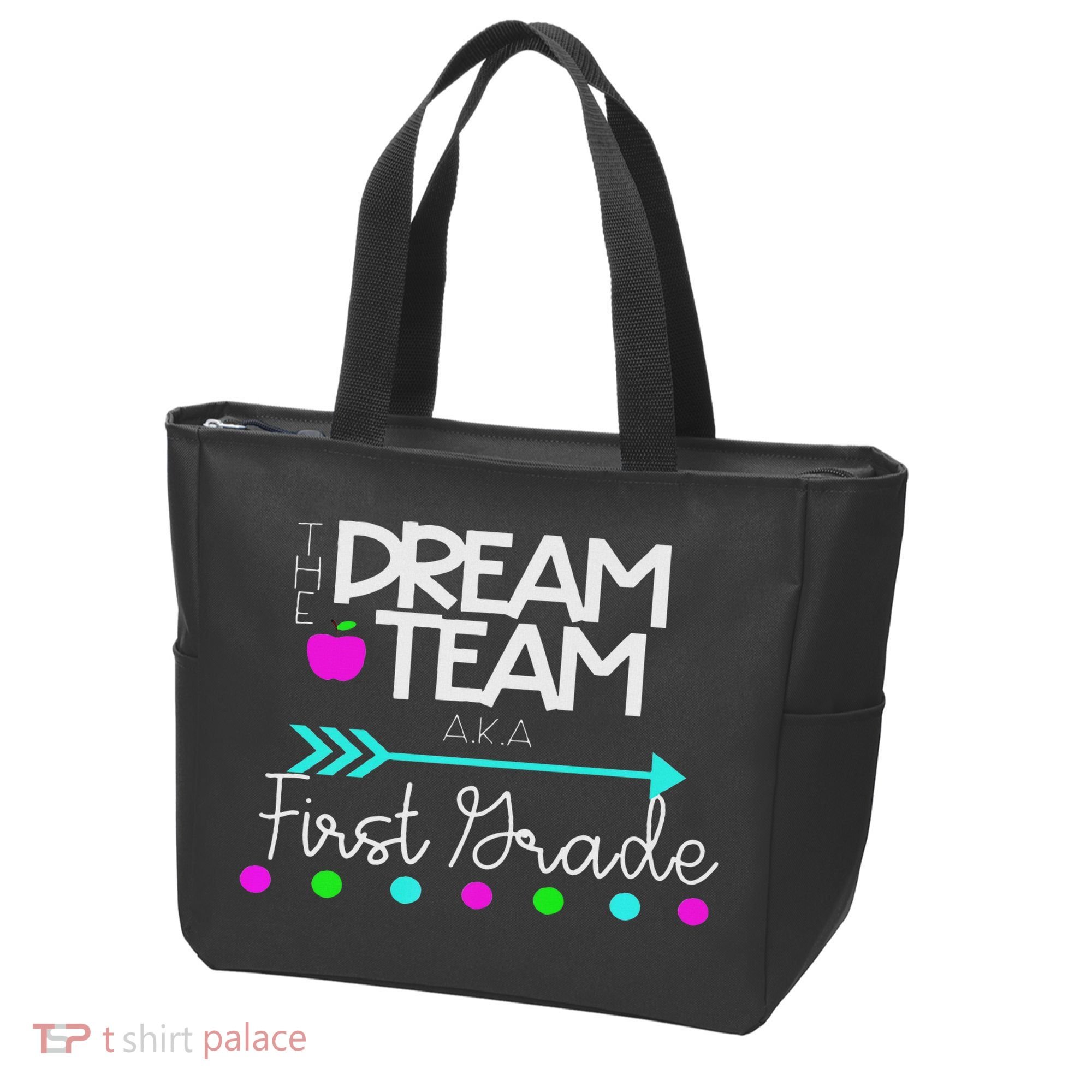 The Dream Team First Grade Teacher Team Tote Bag