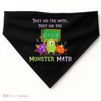 They Did The Math They Did The Monster Math USA-Made Doggie Bandana thumb 0