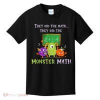 They Did The Math They Did The Monster Math Kids T-Shirt thumb 0