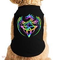 Tie Dye Tribal Celtic Knot Fantasy Dragon Doggie Tank thumb 0