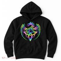 Tie Dye Tribal Celtic Knot Fantasy Dragon Hoodie thumb 0