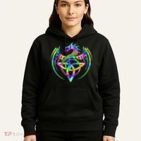 Tie Dye Tribal Celtic Knot Fantasy Dragon Hoodie thumb 5