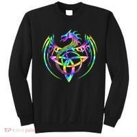 Tie Dye Tribal Celtic Knot Fantasy Dragon Sweatshirt thumb 0