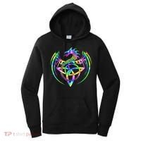 Tie Dye Tribal Celtic Knot Fantasy Dragon Women's Hoodie thumb 0
