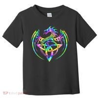 Tie Dye Tribal Celtic Knot Fantasy Dragon Toddler T-Shirt thumb 0