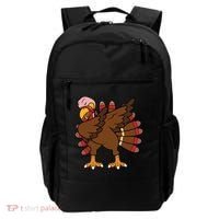 Turkey Dab Thanksgiving Funny Backpack thumb 0