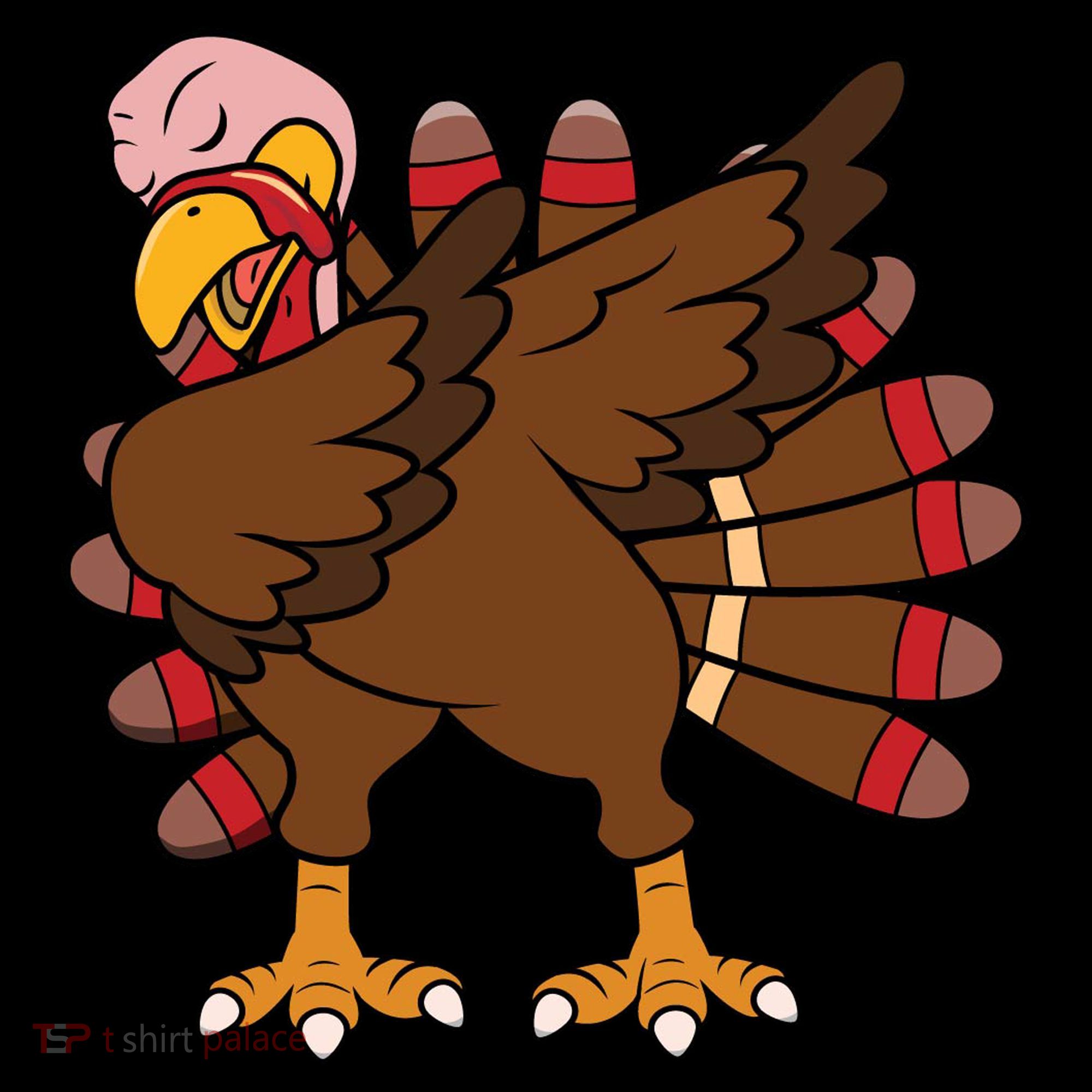 Turkey Dab Thanksgiving Funny Bucket Hat