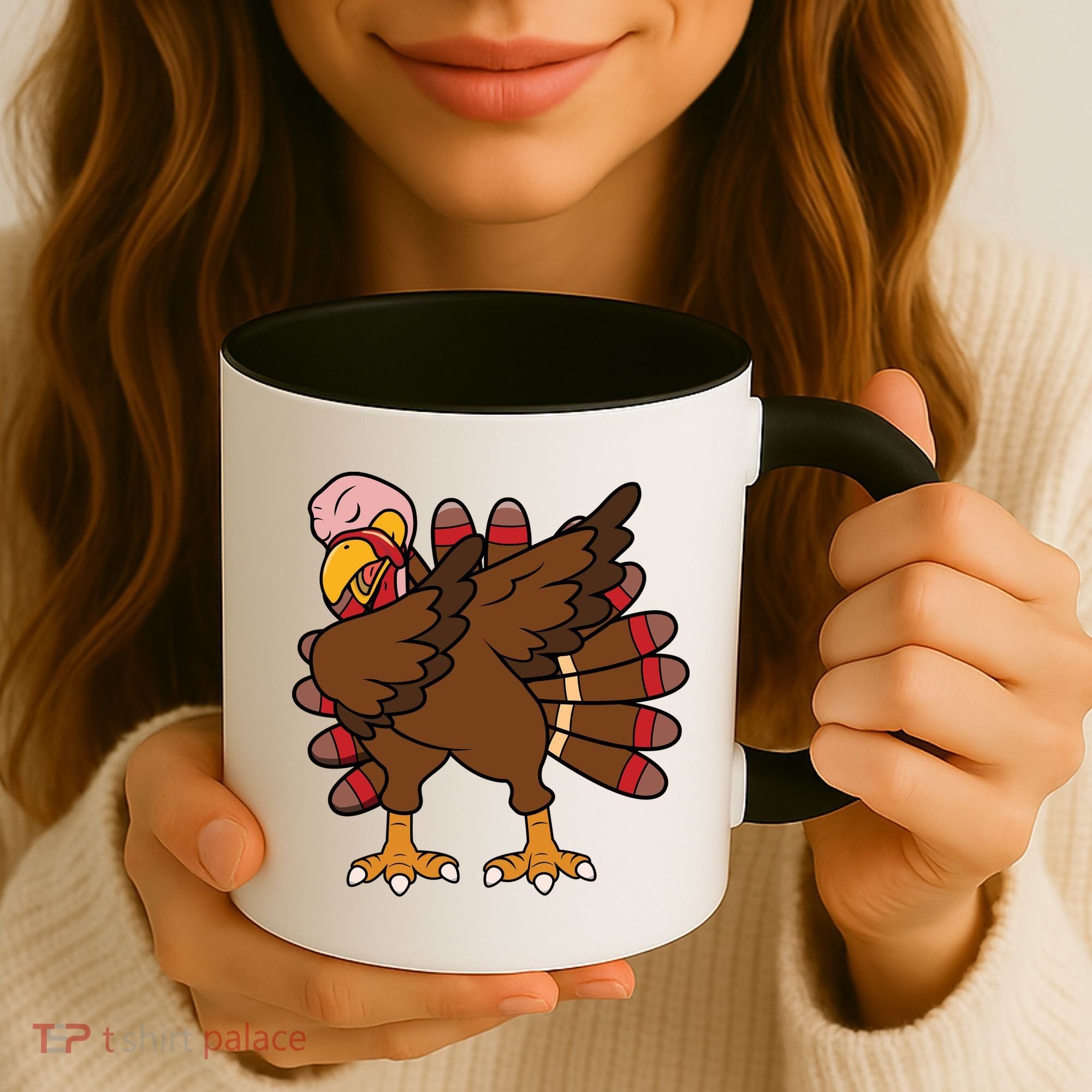 Turkey Dab Thanksgiving Funny Coffee Mug