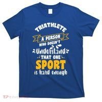 Triathlete Definition Triathlon Dads Triathletes Triathlon Gift T-Shirt thumb 0