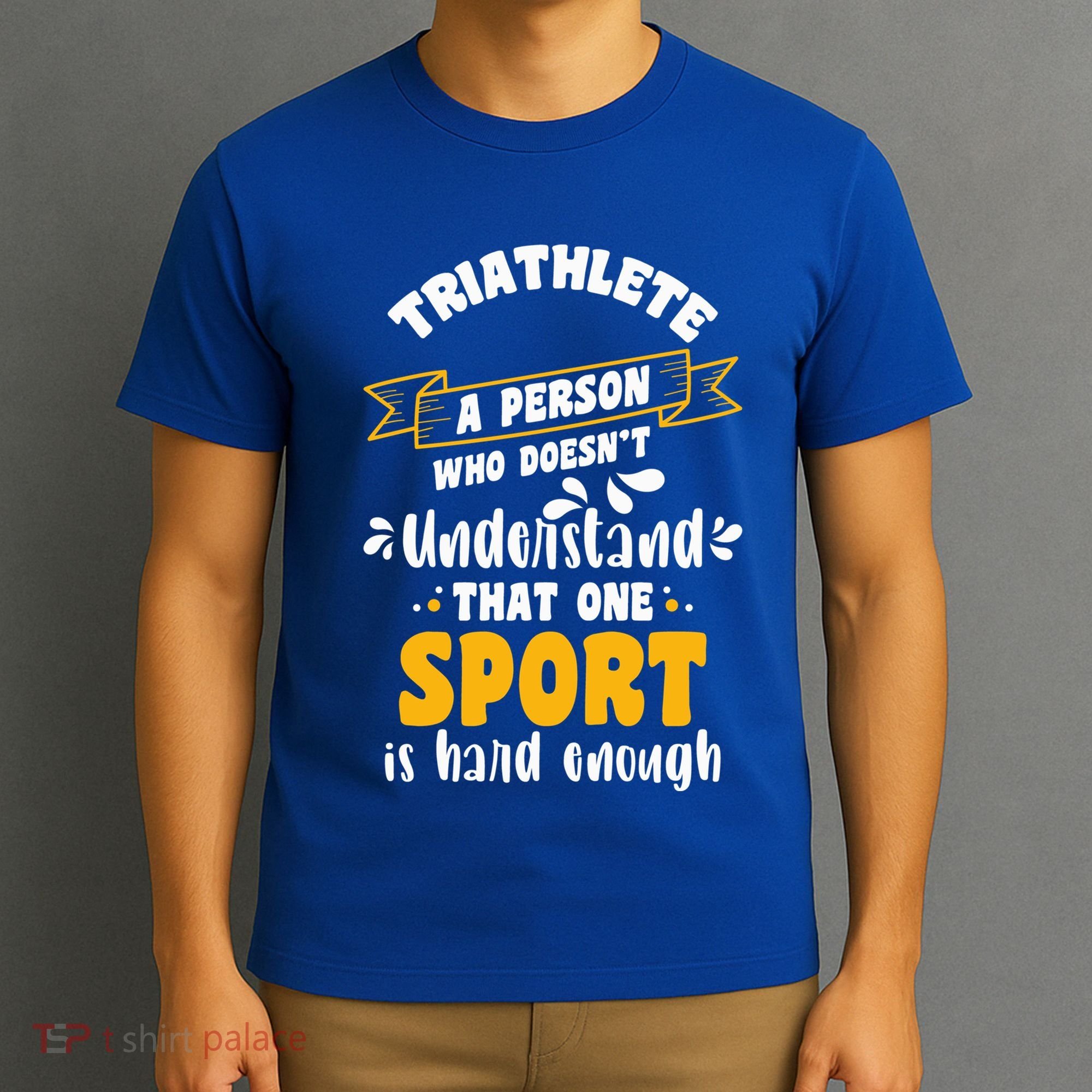 Triathlete Definition Triathlon Dads Triathletes Triathlon Gift T-Shirt