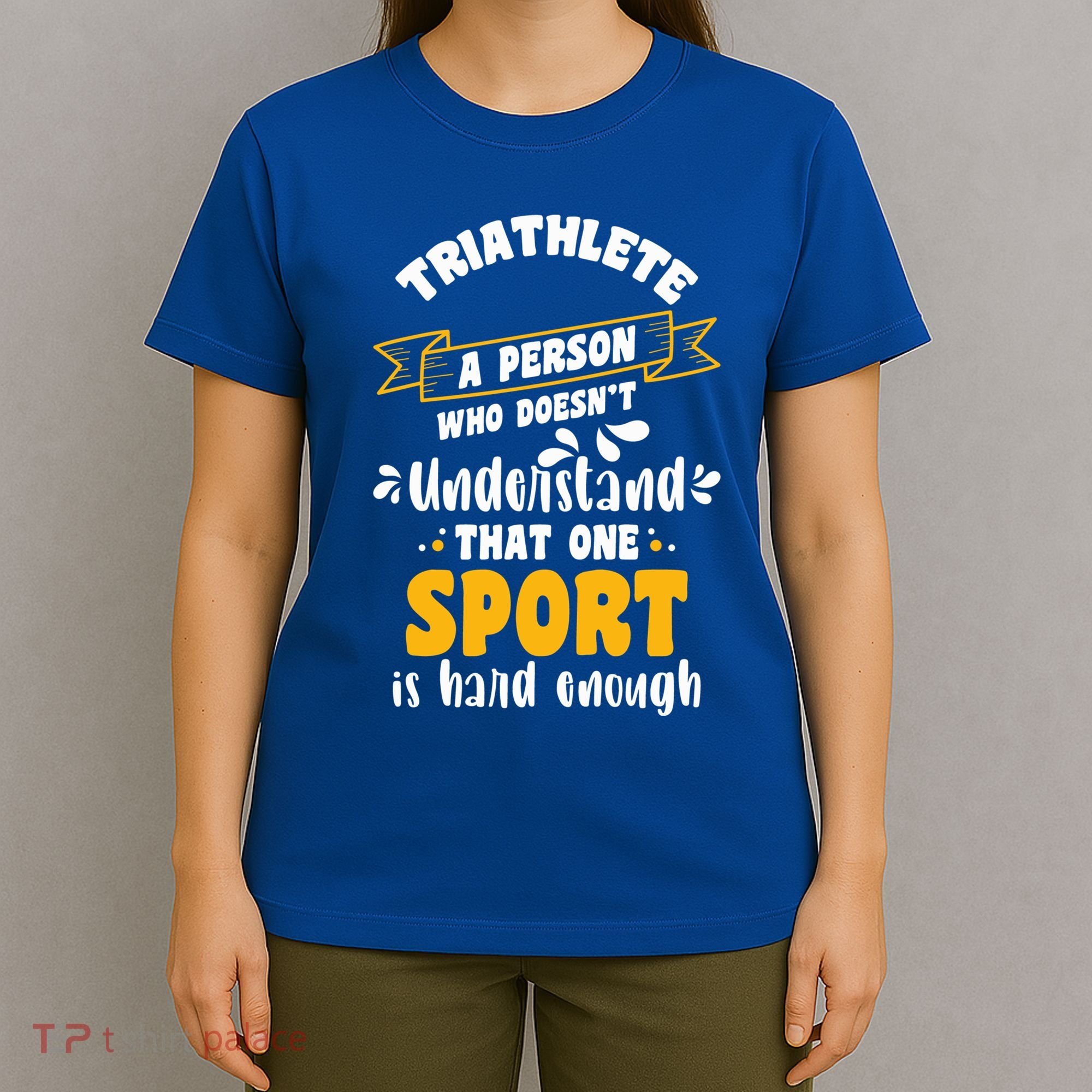 Triathlete Definition Triathlon Dads Triathletes Triathlon Gift T-Shirt