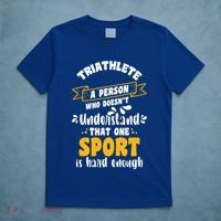 Triathlete Definition Triathlon Dads Triathletes Triathlon Gift T-Shirt thumb 5