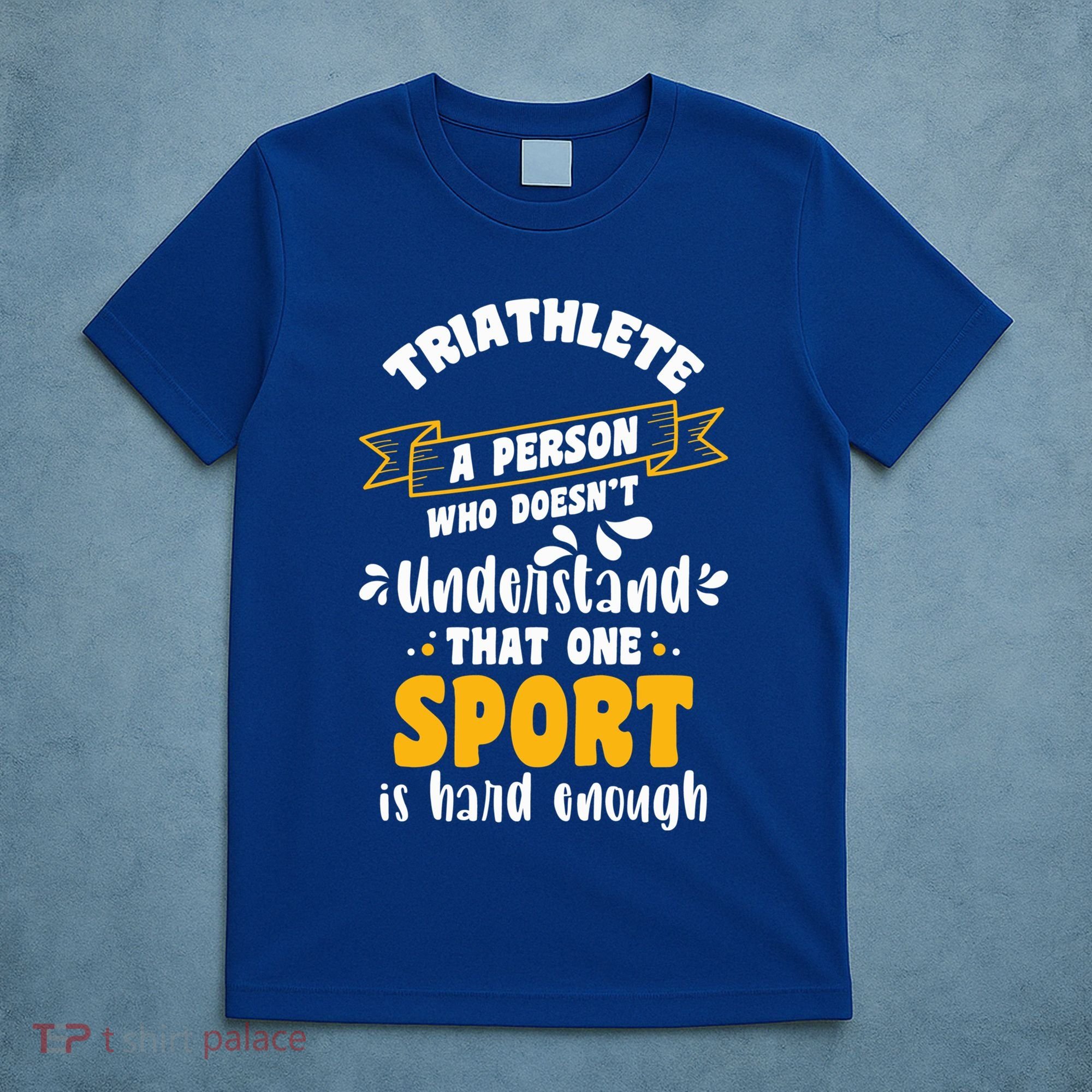 Triathlete Definition Triathlon Dads Triathletes Triathlon Gift T-Shirt