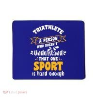 Triathlete Definition Triathlon Dads Triathletes Triathlon Gift Mousepad thumb 0