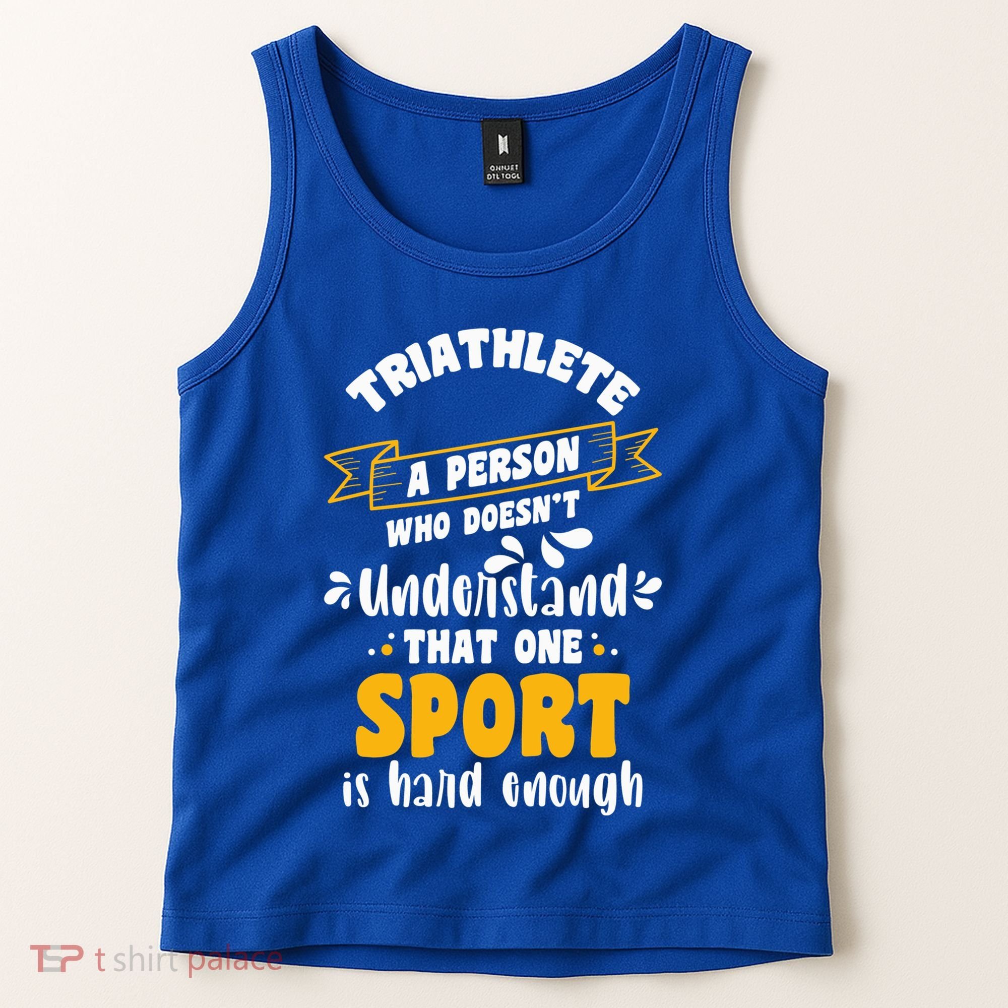 Triathlete Definition Triathlon Dads Triathletes Triathlon Gift Tank Top