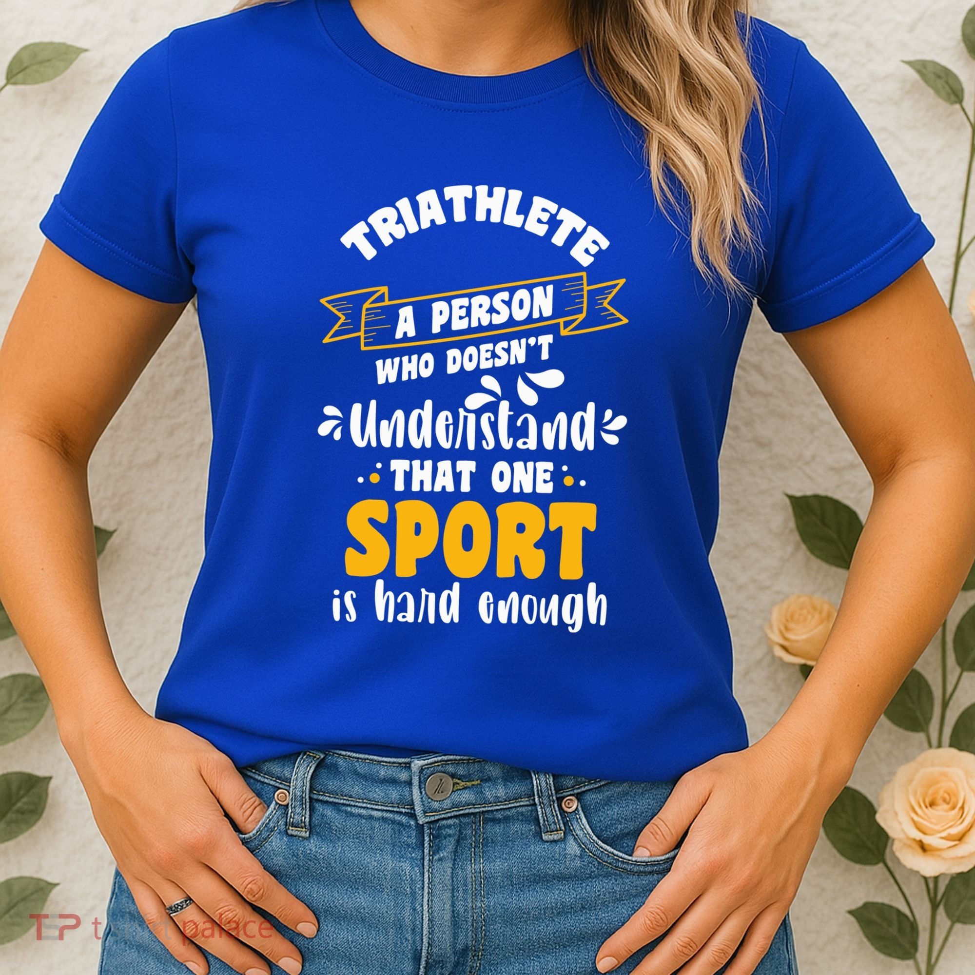 Triathlete Definition Triathlon Dads Triathletes Triathlon Gift Women's T-Shirt
