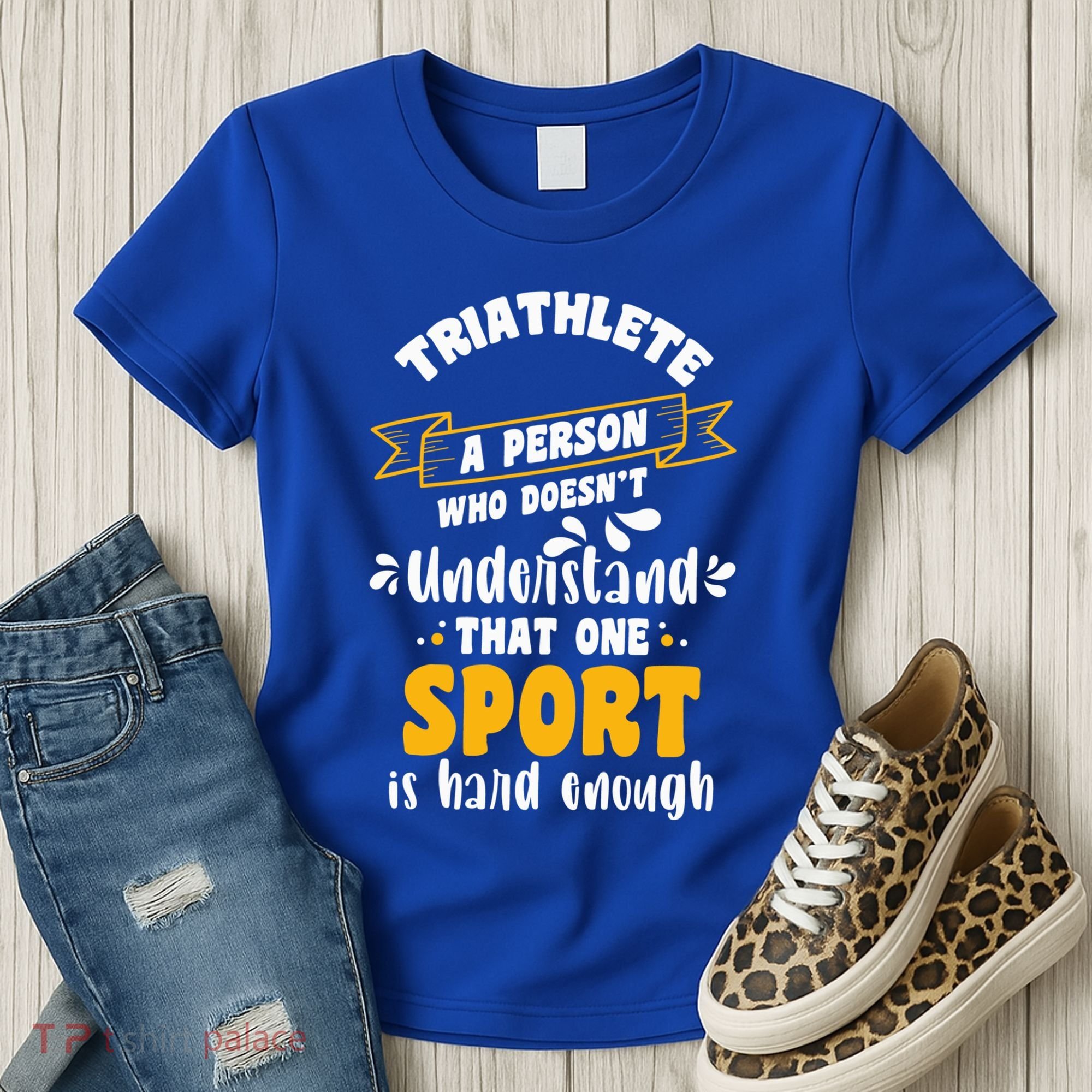Triathlete Definition Triathlon Dads Triathletes Triathlon Gift Women's T-Shirt
