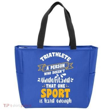 Triathlete Definition Triathlon Dads Triathletes Triathlon Gift Tote Bag