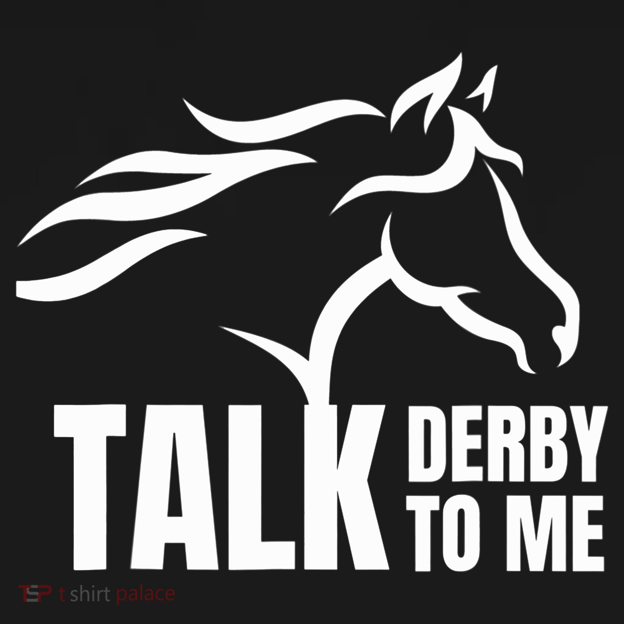 Talk Derby To Me Funny Horse Racing Gift. Women's Hoodie