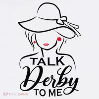 Talk Derby To Me Funny Derby Party Horse Racing Fans  Women's Tank Top thumb 5