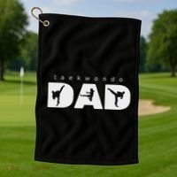 Taekwondo Dad Golf Towel thumb 1