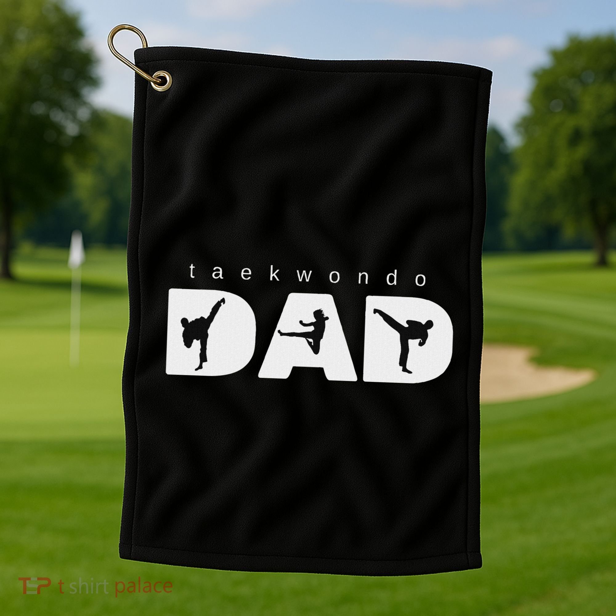 Taekwondo Dad Golf Towel