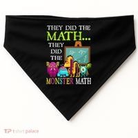 They Did The Math They Did The Monster Math USA-Made Doggie Bandana thumb 0