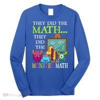 They Did The Math They Did The Monster Math Long Sleeve Shirt thumb 0