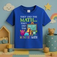 They Did The Math They Did The Monster Math Toddler T-Shirt thumb 3