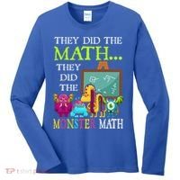 They Did The Math They Did The Monster Math Women's Long Sleeve Shirt thumb 0