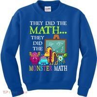 They Did The Math They Did The Monster Math Kids Sweatshirt thumb 0