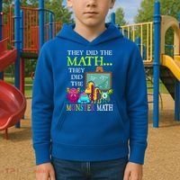 They Did The Math They Did The Monster Math Kids Hoodie thumb 2