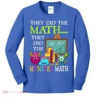 They Did The Math They Did The Monster Math Kids Long Sleeve Shirt thumb 0