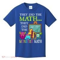 They Did The Math They Did The Monster Math Kids T-Shirt thumb 0