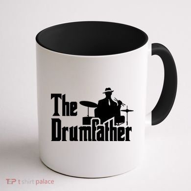 The Drumfather Coffee Mug back