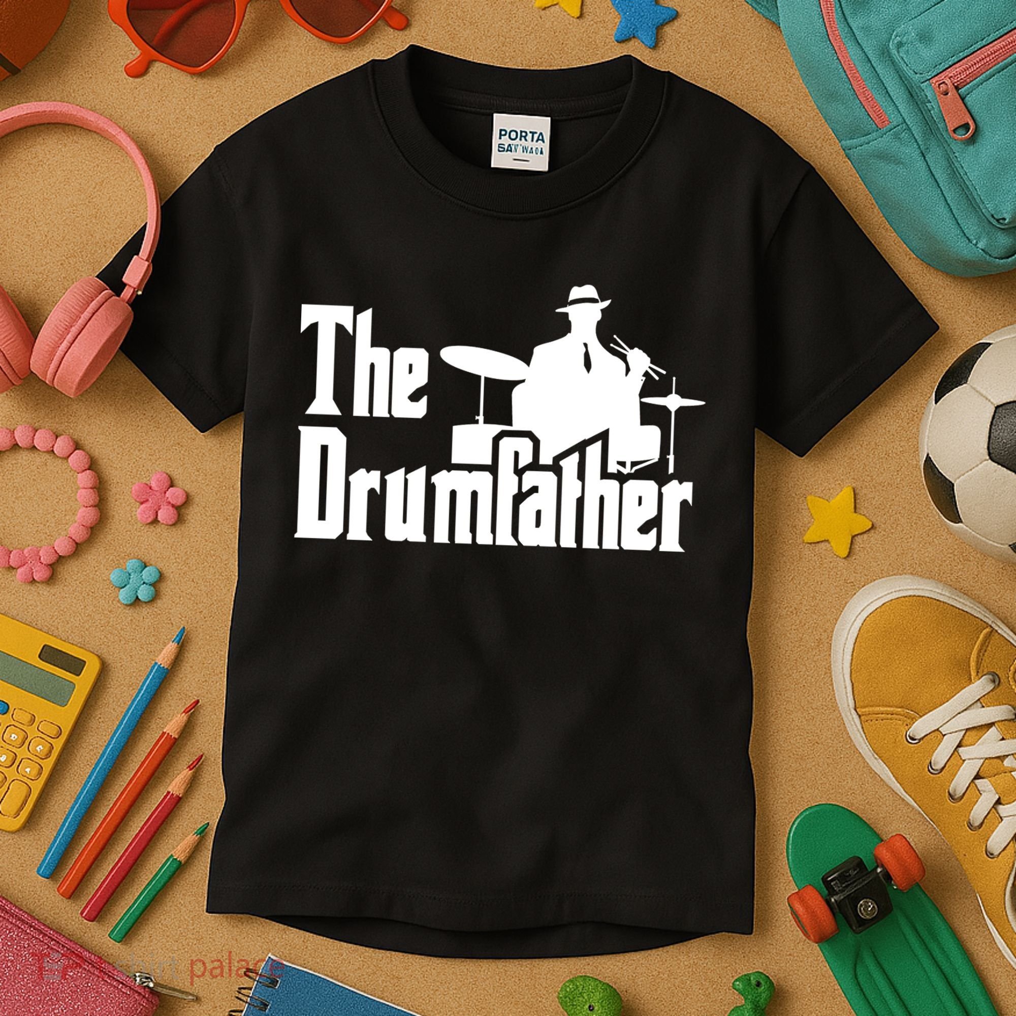 The Drumfather Kids T-Shirt