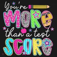 Test Day Teacher Youre More Than A Test Score Women Women's Hoodie thumb 2