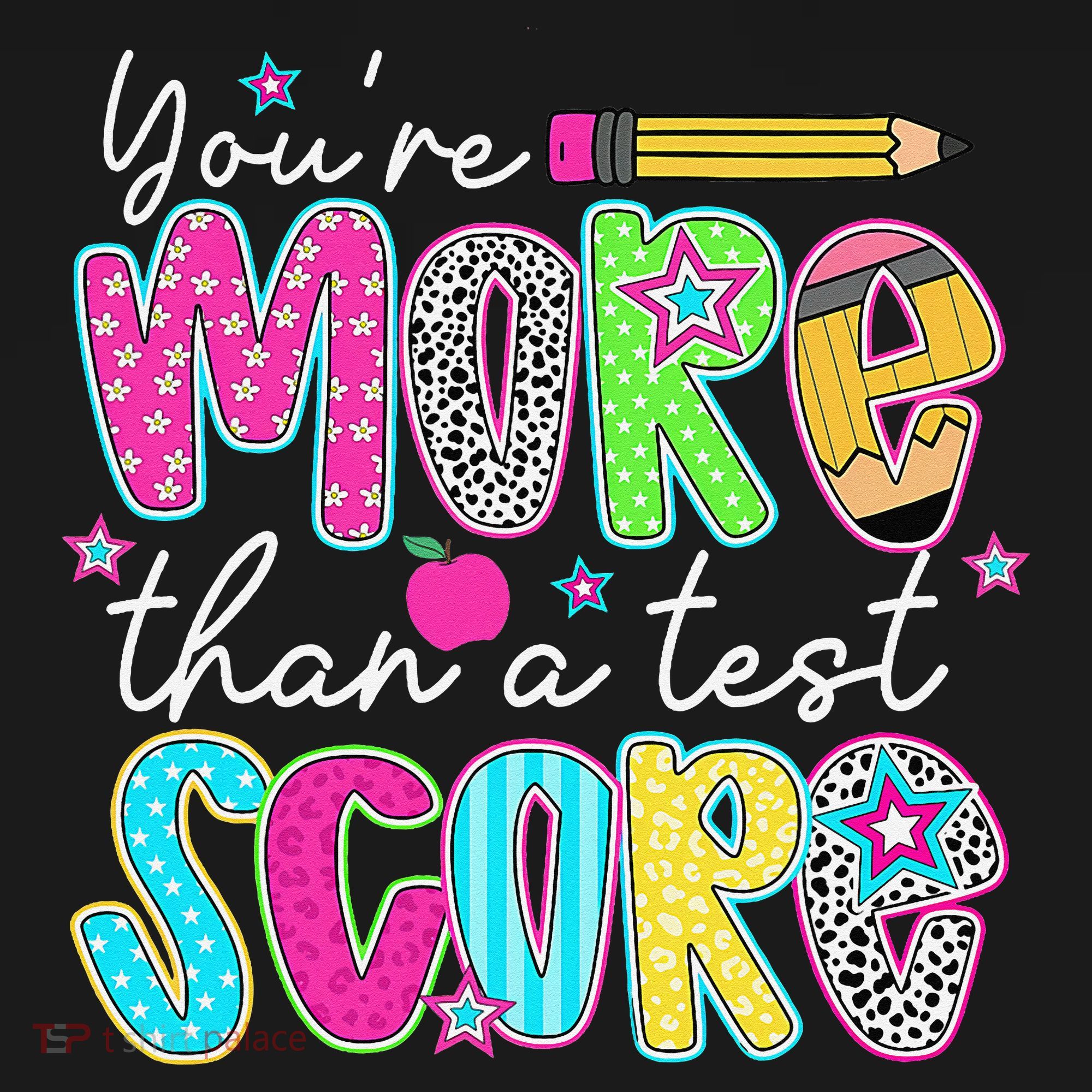 Test Day Teacher Youre More Than A Test Score Women Women's Tank Top