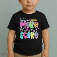 Test Day Teacher Youre More Than A Test Score Women Toddler T-Shirt thumb 2