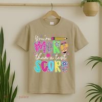 Test Day Teacher Youre More Than A Test Score Women T-Shirt thumb 2